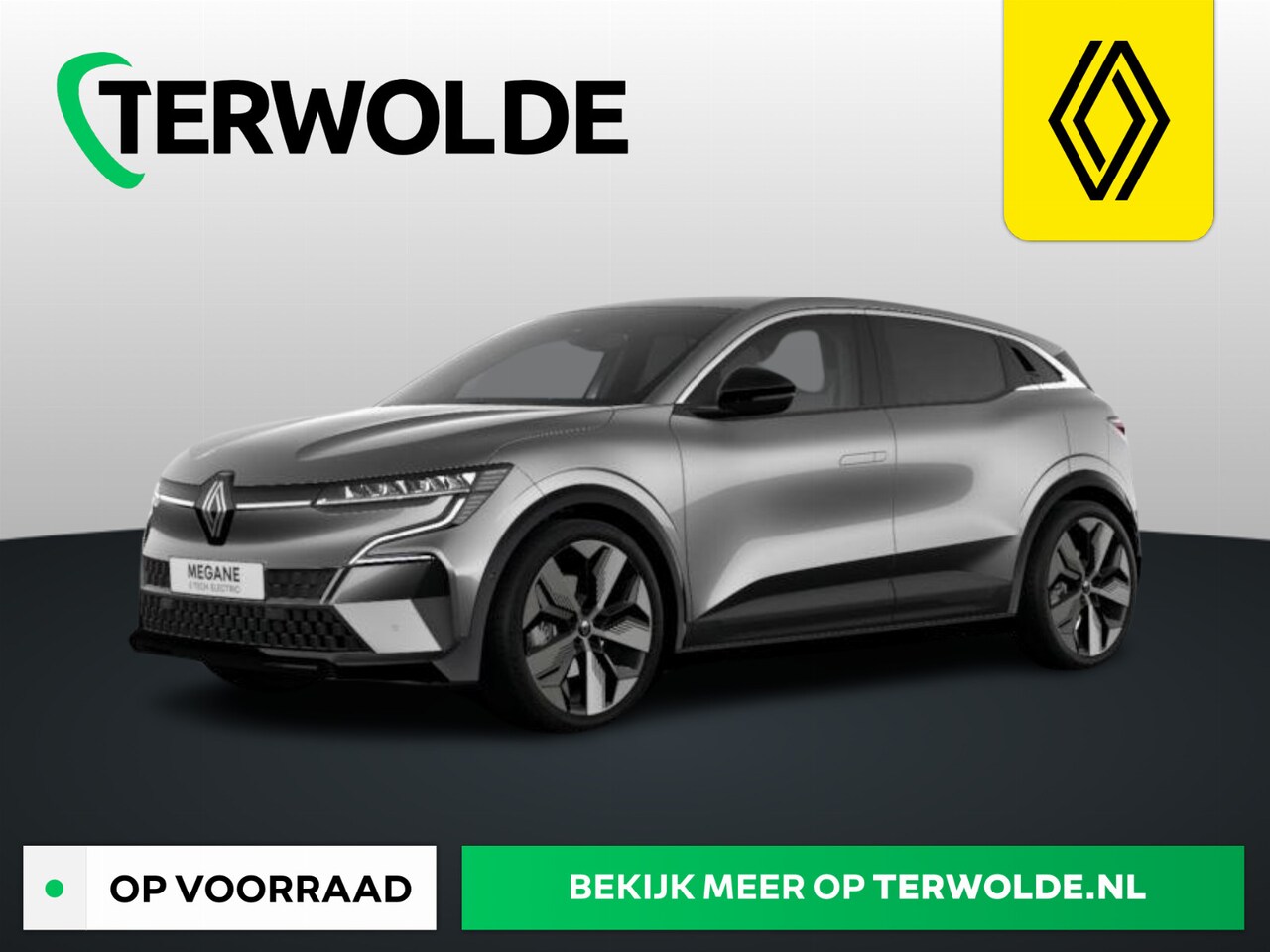 Renault Mégane E-Tech - EV60 optimum charge 220 1AT Techno | 20" lichtmetalen wielen 'Soren' | Cruise control met - AutoWereld.nl