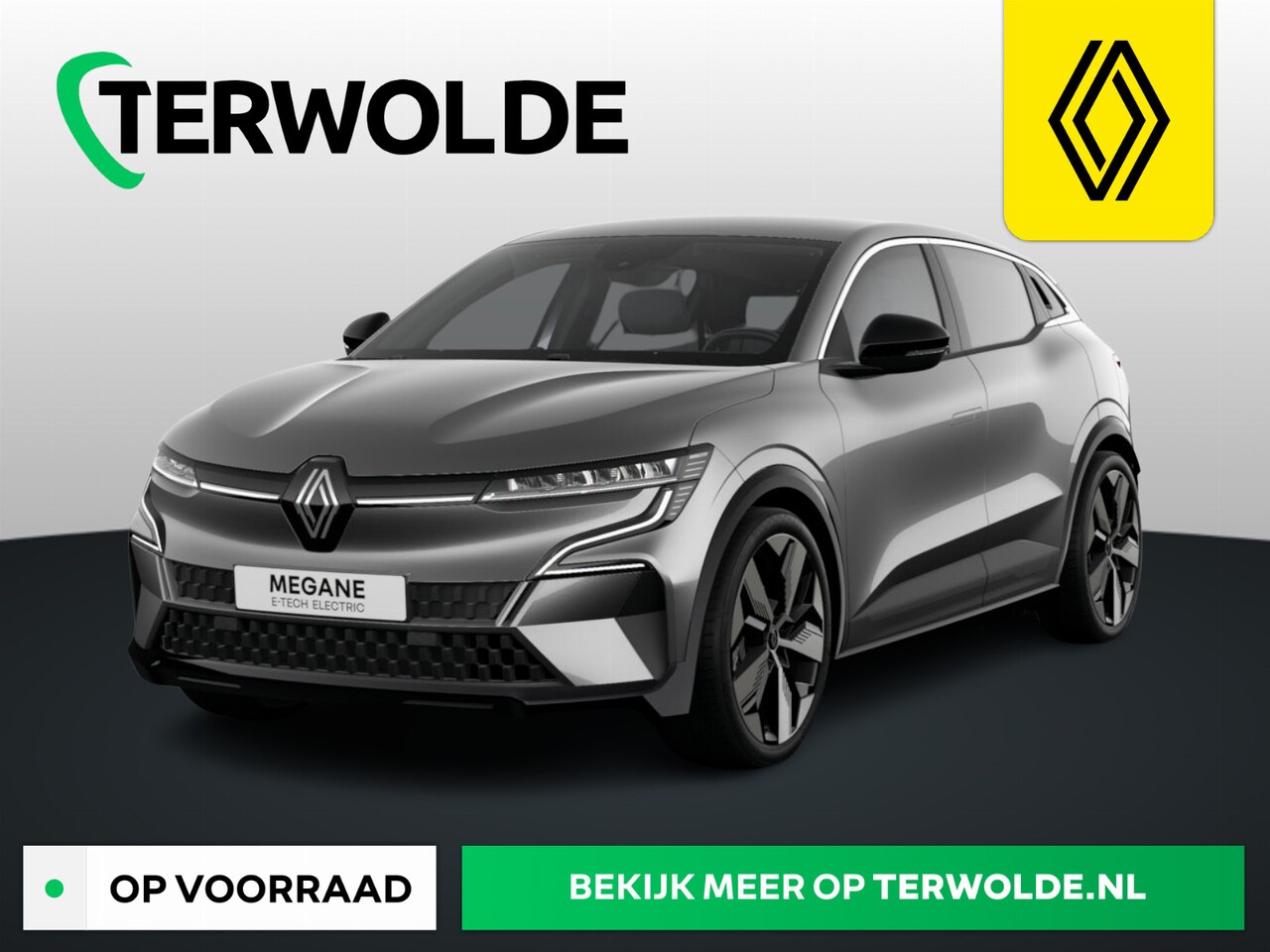 Renault Mégane E-Tech - EV60 optimum charge 220 1AT Techno | 20" lichtmetalen wielen 'Soren' | Cruise control met - AutoWereld.nl