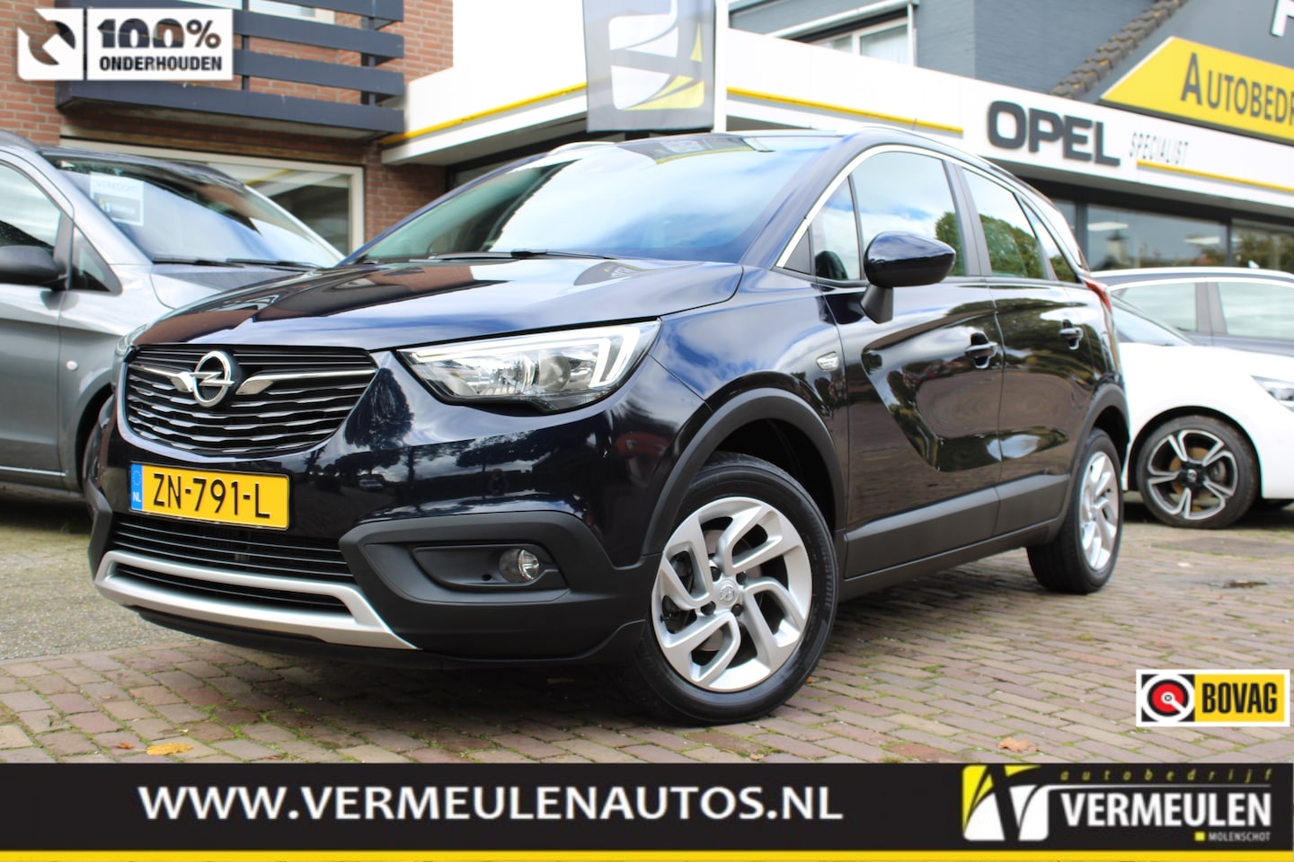 Opel Crossland X - 1.2 Turbo 110PK Innovation Automaat + 16"/ Navi/ Clima/ Winterpakket/ Trekhaak/ NL auto - AutoWereld.nl