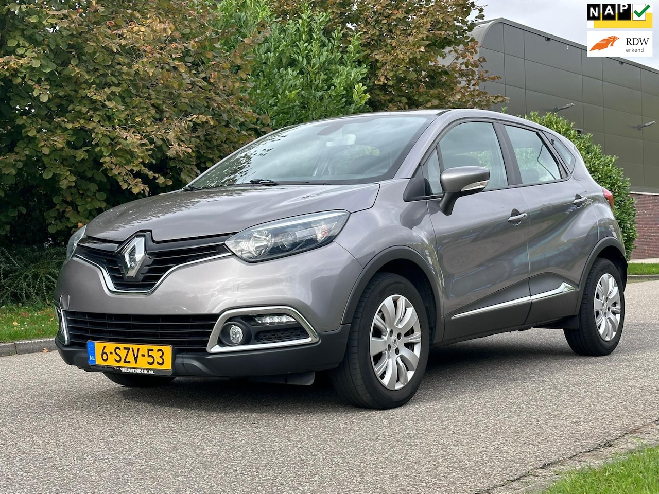 Renault Captur - 1.2 TCe Dynamique Automaat*Achteruit Camera*Navigatie*NAP*Trekhaak*Cruise*Clima*LM velgen* - AutoWereld.nl