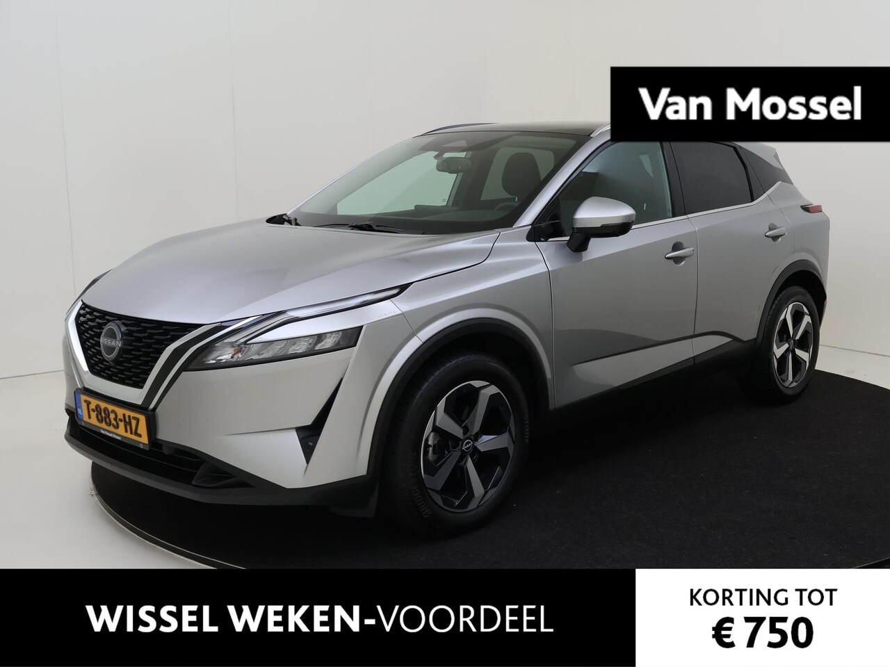 Nissan Qashqai - 1.3 MHEV Xtronic N-Connecta | Panoramadak | Camera's rondom | Apple carplay | Automaat - AutoWereld.nl