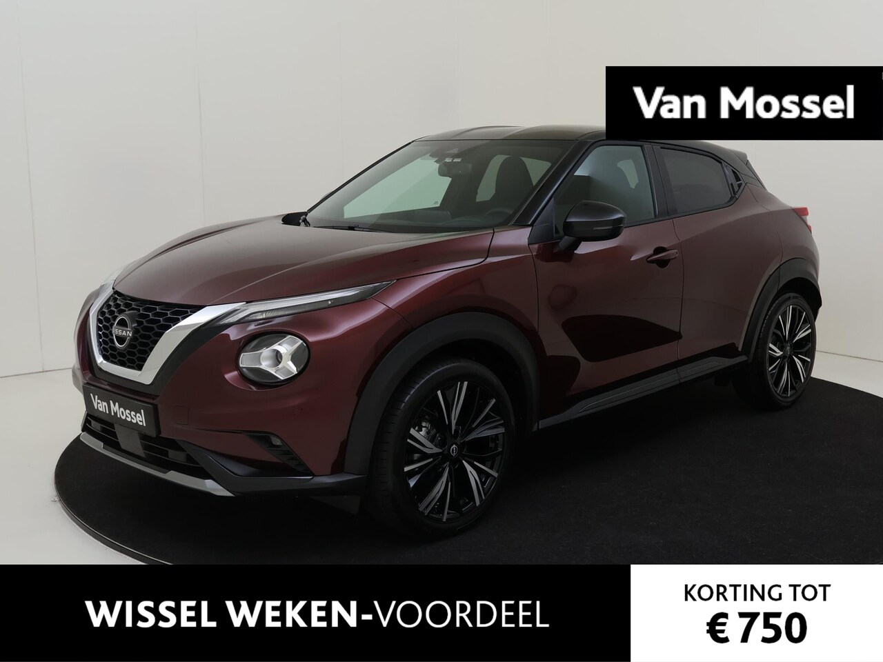 Nissan Juke - 1.0 DIG-T N-Design | Carplay | Achteruitrijcamera | Navigatie | Parkeersensoren | Lichtmet - AutoWereld.nl