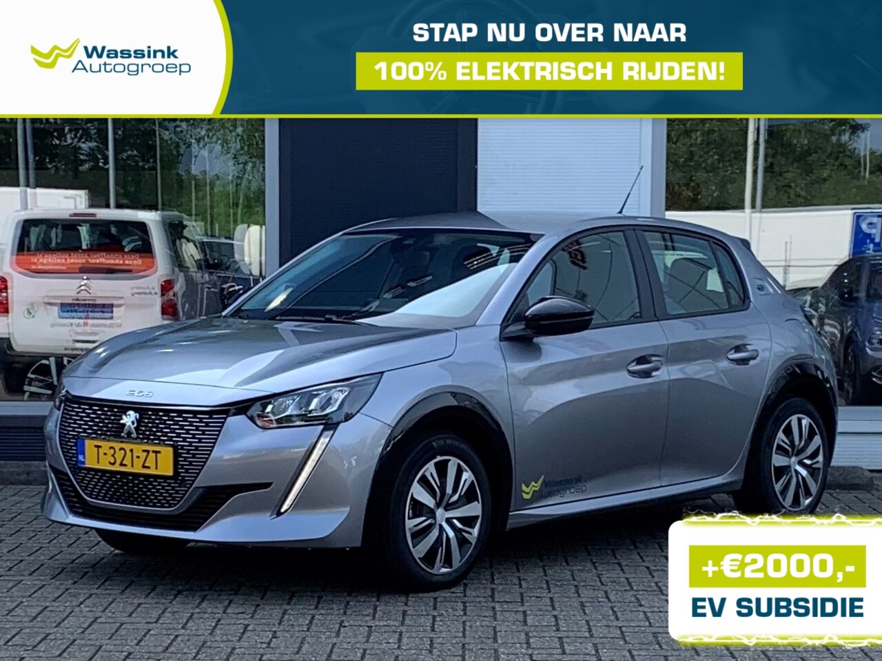 Peugeot e-208 - EV 50kWh 136pk Active Pack | Navigatie | Blue tooth | Cruise control | Climate control | P - AutoWereld.nl