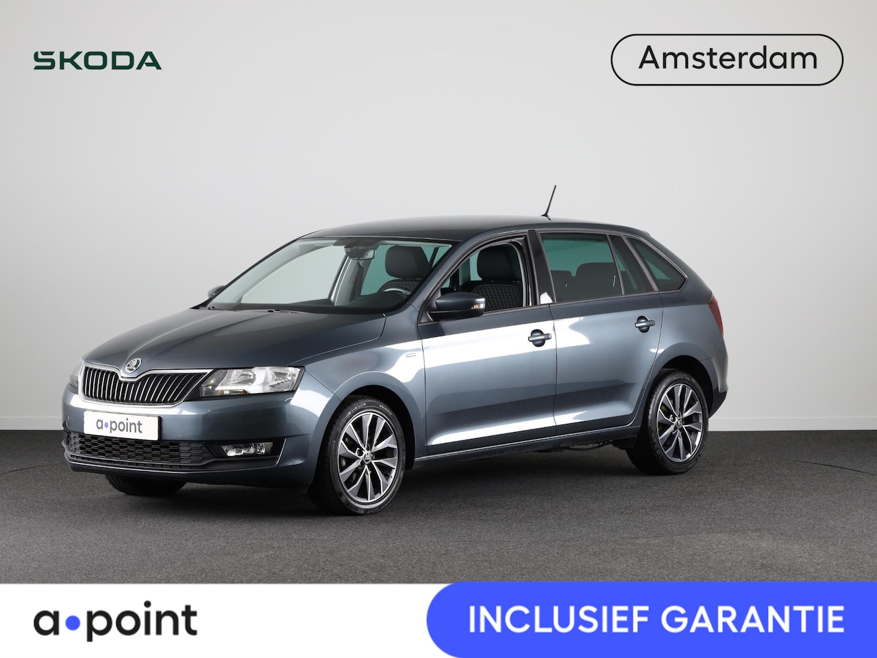 Skoda Rapid Spaceback - 1.0 TSI Greentech Drive 95pk Automaat | Navigatie | Parkeersensoren | Climatronic - AutoWereld.nl