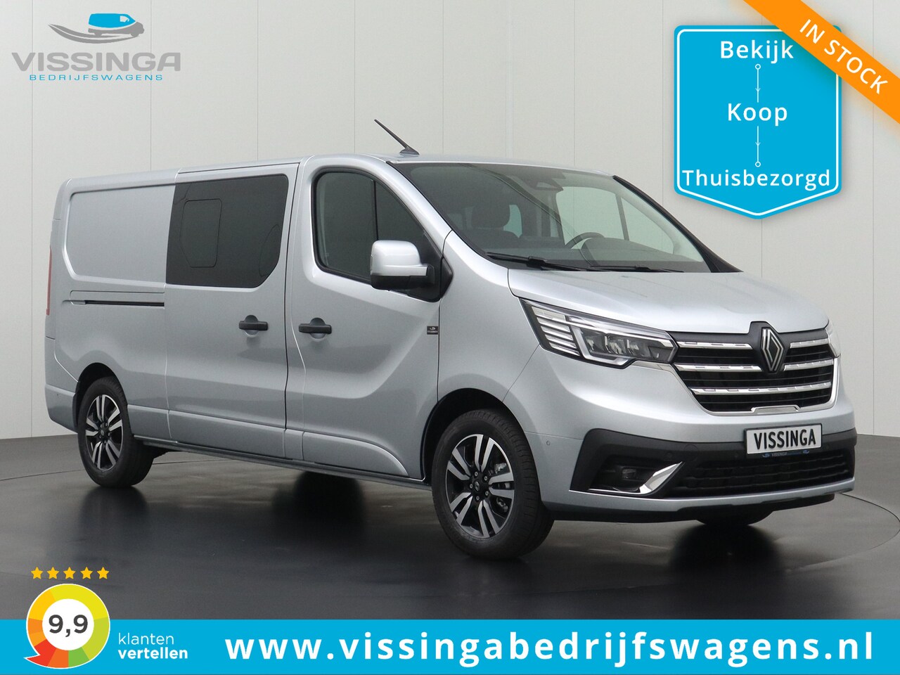 Renault Trafic - T29 2.0 dCi L2H1 170 pk Extra EDC Dubbele Cabine - AutoWereld.nl