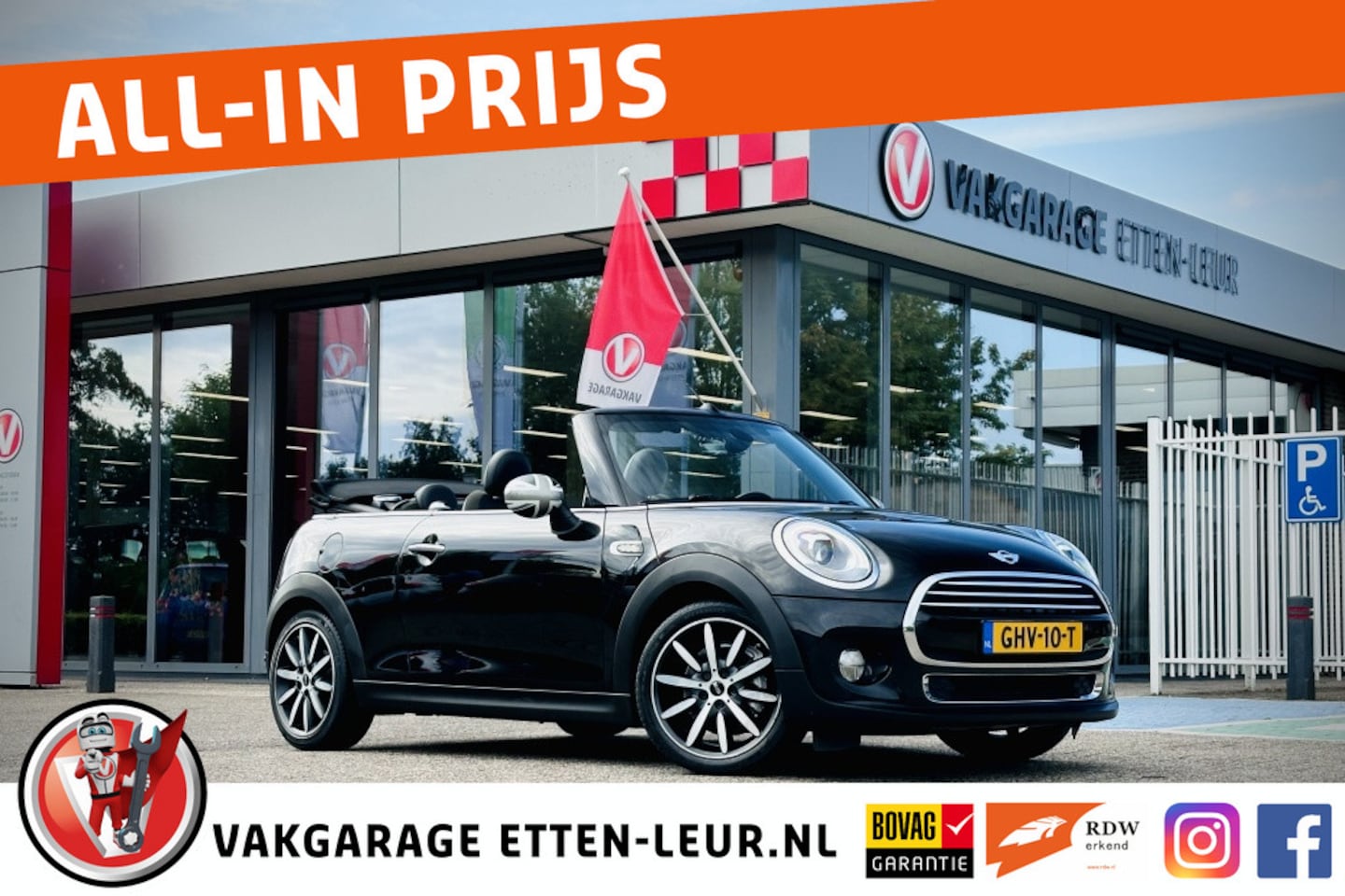 MINI Cabrio - Mini 1.5 C. Chili S. Bns / PDC / CLIMA / CRUISE / LED - AutoWereld.nl