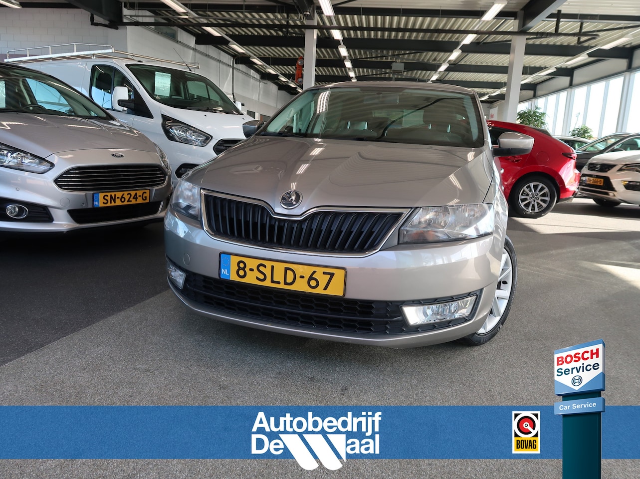 Skoda Rapid - 1.2 TSi 105pk Elegance Bnsline 5-drs. NAVI/CLIMA/CRUISE/PDC/STOELVERWARMING - AutoWereld.nl