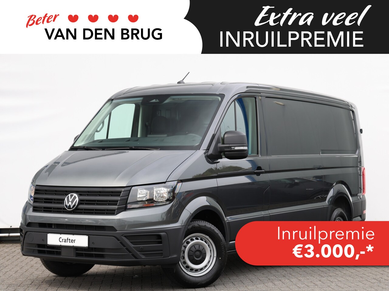 Volkswagen Crafter - 2.0 TDI 140PK L3H2 Trendline | Nieuw model | Airco | Cruise Control | PDC | Camera | 2 Sto - AutoWereld.nl