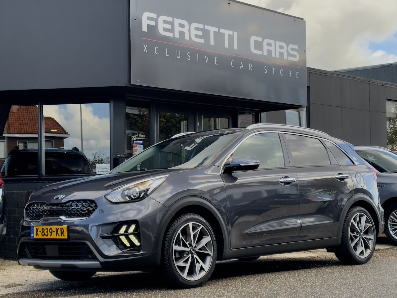 Kia Niro - 1.6 GDi AUT6 HYBRIDE DYNAMIC PLUS-LINE LEDER NAVI CAMERA LED LMV PDC - AutoWereld.nl