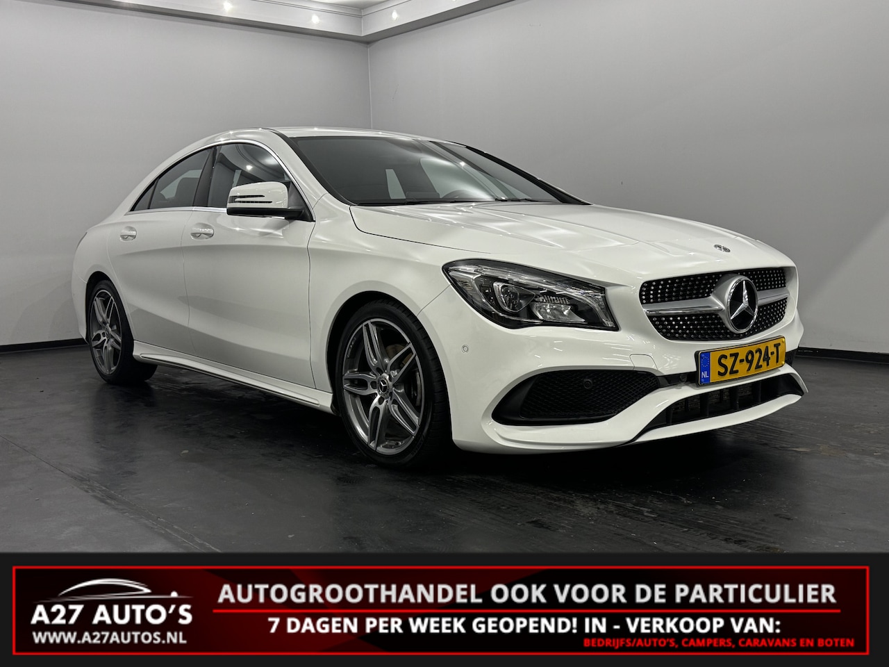 Mercedes-Benz CLA-Klasse - 200 d Business Solution AMG Upgrade Edition Half leder, Camera, Navi, Keyless start, Cruis - AutoWereld.nl