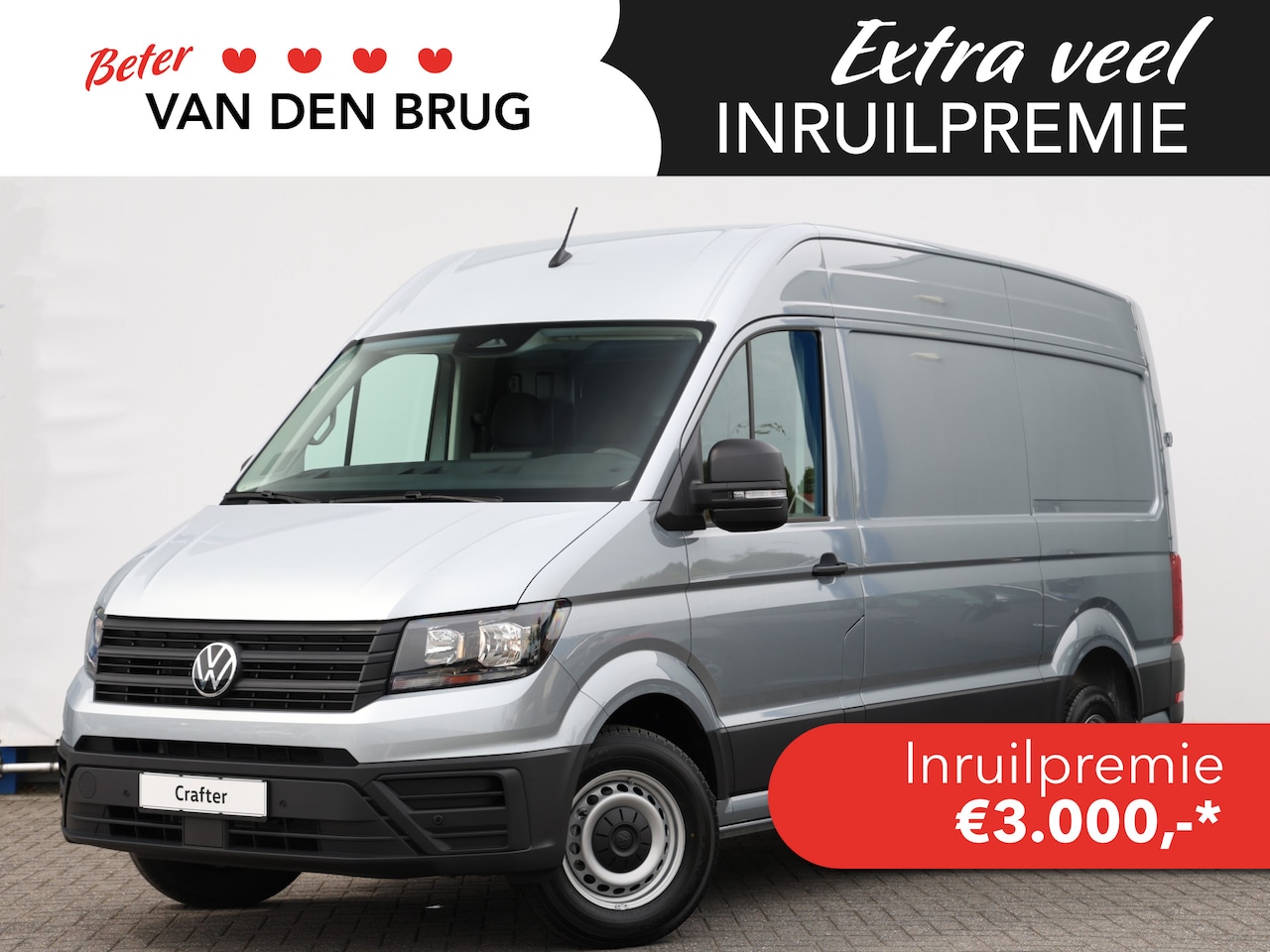 Volkswagen Crafter - 35 2.0 TDI 140PK L3H3 Trendline | Nieuw model | Airco | Cruise Control | Navi via App-conn - AutoWereld.nl