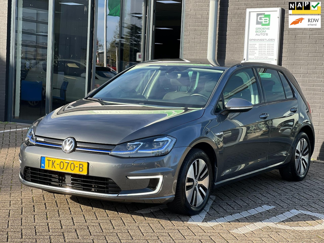 Volkswagen e-Golf - E-Golf/2E EIG/AUTOMAAT/NAVI/INCL BTW/NETTE STAAT!! - AutoWereld.nl