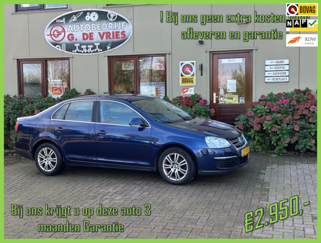 Volkswagen Jetta - 1.9 TDI Comfortline - Prijs inclusief 3 maanden garantie en afleveren - - AutoWereld.nl