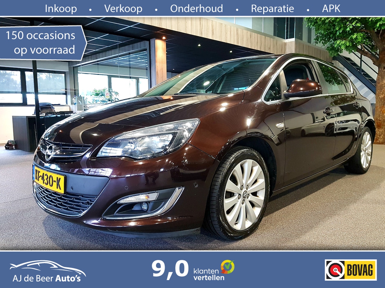 Opel Astra - 1.4 Turbo Sport Navigatie | Trekhaak | Half-leder | Sensoren | Cruise - AutoWereld.nl