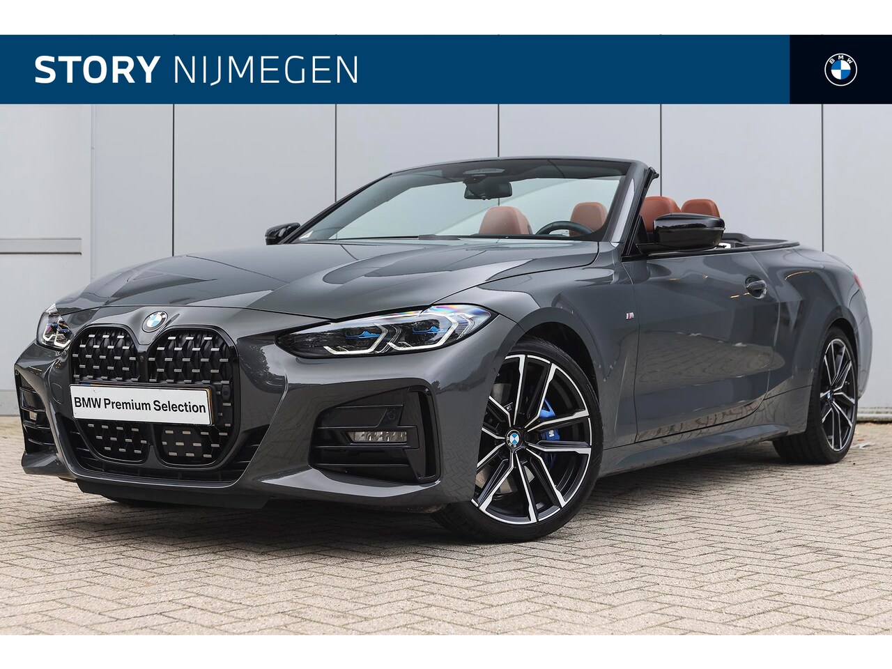 BMW 4-serie Cabrio - 420i High Executive M Sport Automaat / Laserlight / Air Collar / Parking Assistant Plus / - AutoWereld.nl