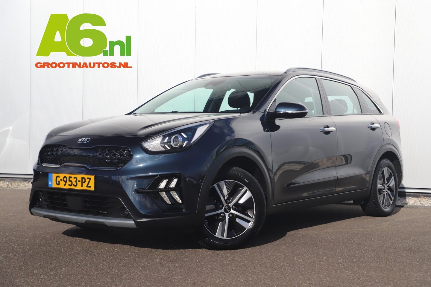 Kia Niro - 1.6 GDi Hybrid ExecutiveLine Nieuw Model Half Leder Navigatie Achteruitrijcamera Carplay A - AutoWereld.nl