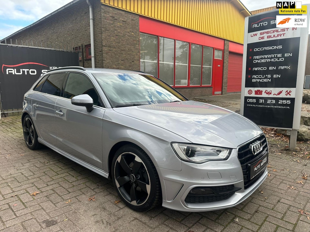 Audi A3 Sportback - 1.4 TFSI S-LINE|LMV|Xenon|Stoelverw.|Leer|Airco|Navi VOLL VOLL - AutoWereld.nl