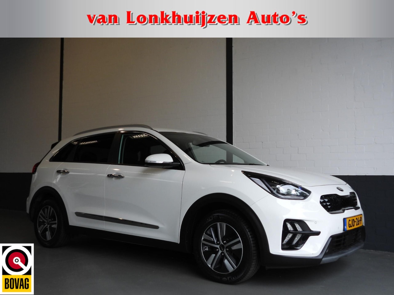 Kia Niro - 1.6 GDi PHEV Plug-In DynamicPlusLine NAVI/TREKHAAK/LED/JBL/16"LMV - AutoWereld.nl