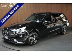 Mercedes-Benz C-klasse Estate - C300 e AMG Pano Burmester HUD 360 ° Ambient Memory Distronic+ Climate voor en achter PlugI