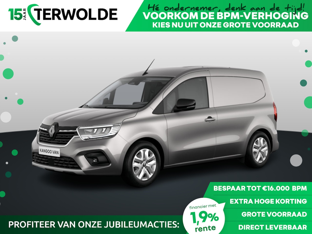 Renault Kangoo - Gesloten Bestel L1H1 Blue dCi 115 7EDC Extra | Achteruitrijcamera | Blind Spot Warning | E - AutoWereld.nl