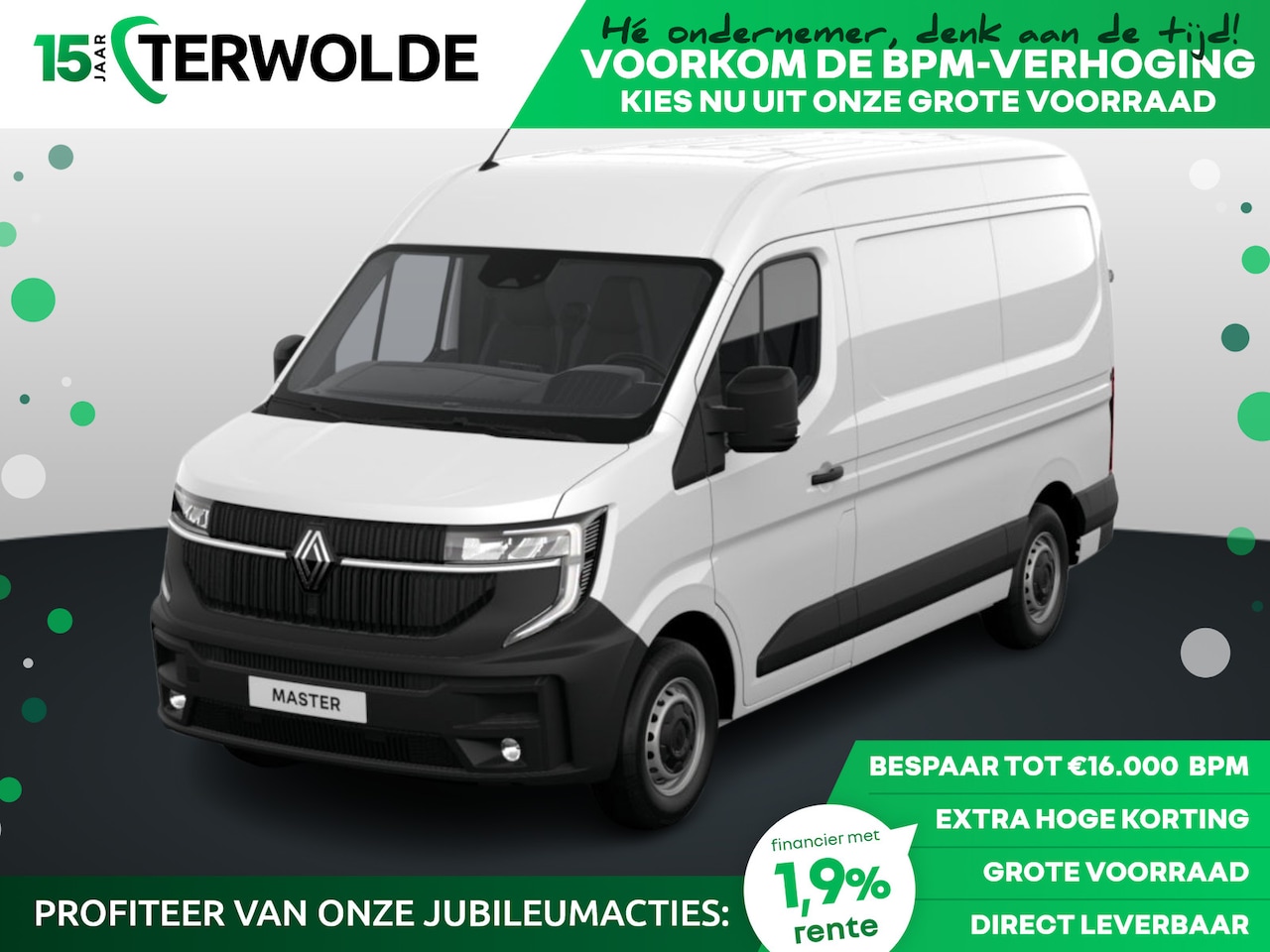 Renault Master - Gesloten Bestel L2H2 T35 dCi 130 6MT Advance | C-Shape LED dagrijverlichting | Elektronisc - AutoWereld.nl