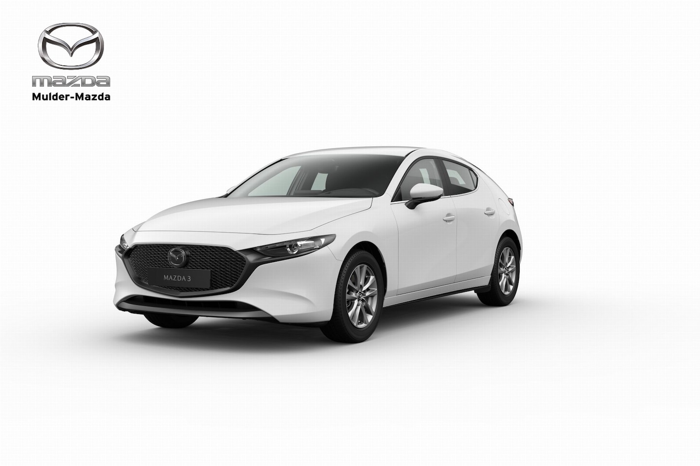 Mazda 3 - Hatchback e-Skyactiv G 140 6MT Prime-Line | 16-inch lichtmetalen velgen, Silver | 6 speake - AutoWereld.nl