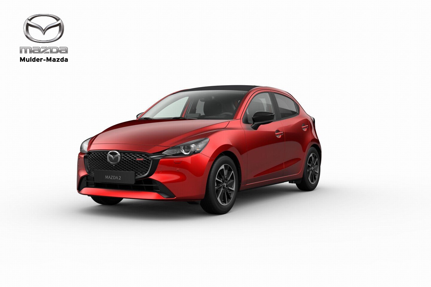 Mazda 2 - e-Skyactiv G 90 6MT Homura Aka Driver Assistance Pack | 360° View Monitor | 8-inch LCD tou - AutoWereld.nl