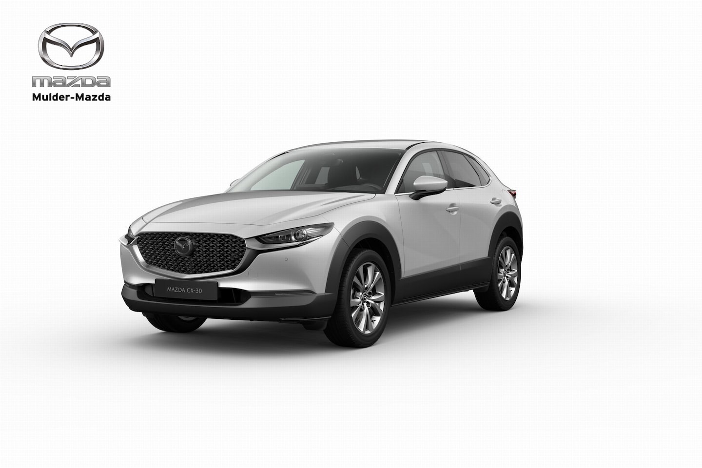 Mazda CX-30 - e-Skyactiv G 140 6AT Exclusive-Line | 18-inch lichtmetalen velgen, Silver | 360° View Moni - AutoWereld.nl