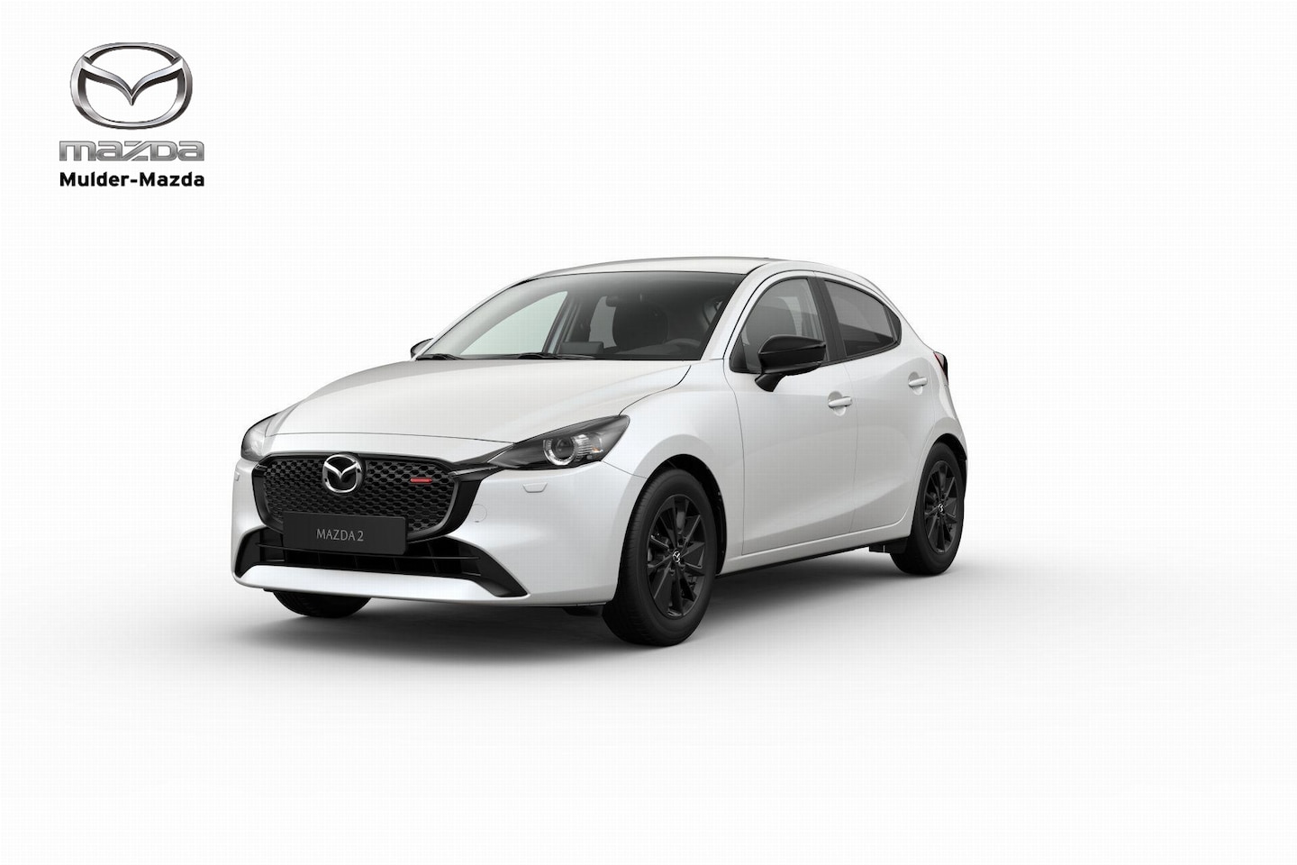 Mazda 2 - e-Skyactiv G 90 6MT Homura | 16-inch lichtmetalen velgen, Black | 8-inch LCD touchscreen k - AutoWereld.nl