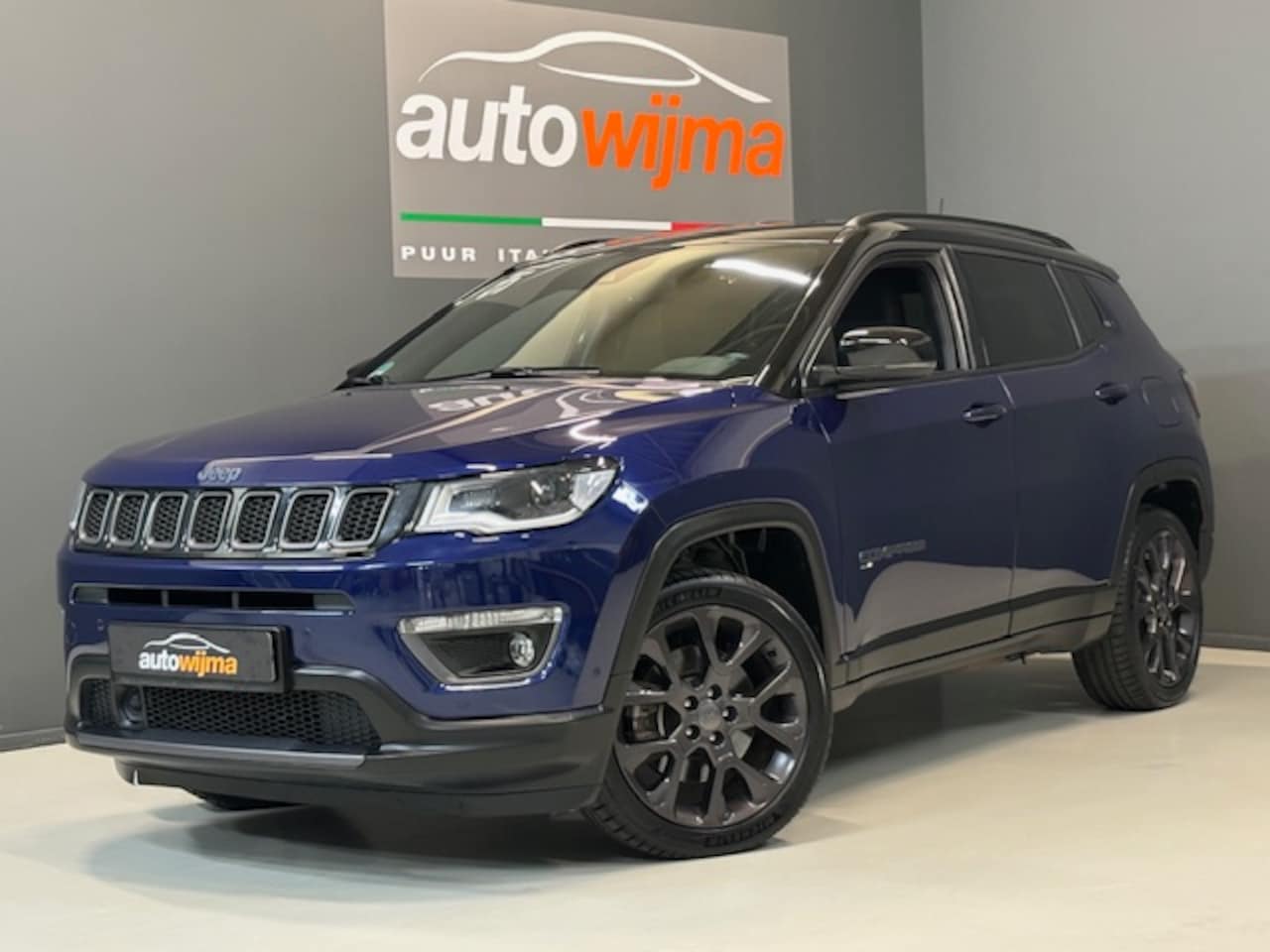 Jeep Compass - 4xe 240pk Plug-in Hybrid Electric S Afn. Trekhaak,Stoel/stuur verwarming, Leder - AutoWereld.nl