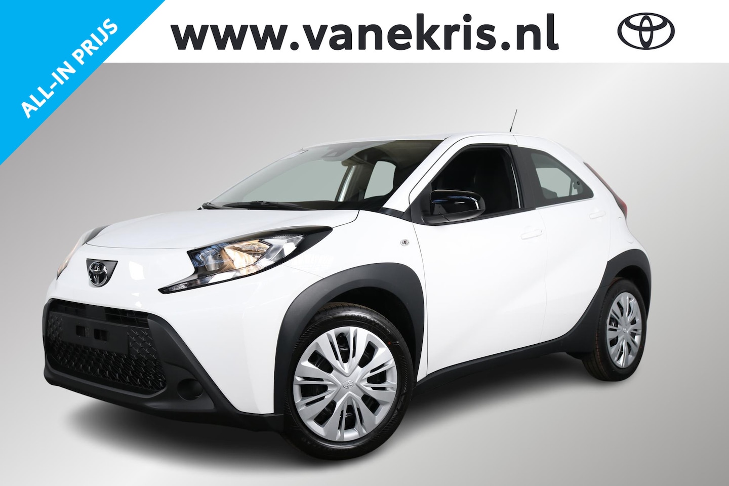 Toyota Aygo X - 1.0 VVT-i MT play 1.0 VVT-i MT play, Apple-carplay, Android-auto - AutoWereld.nl