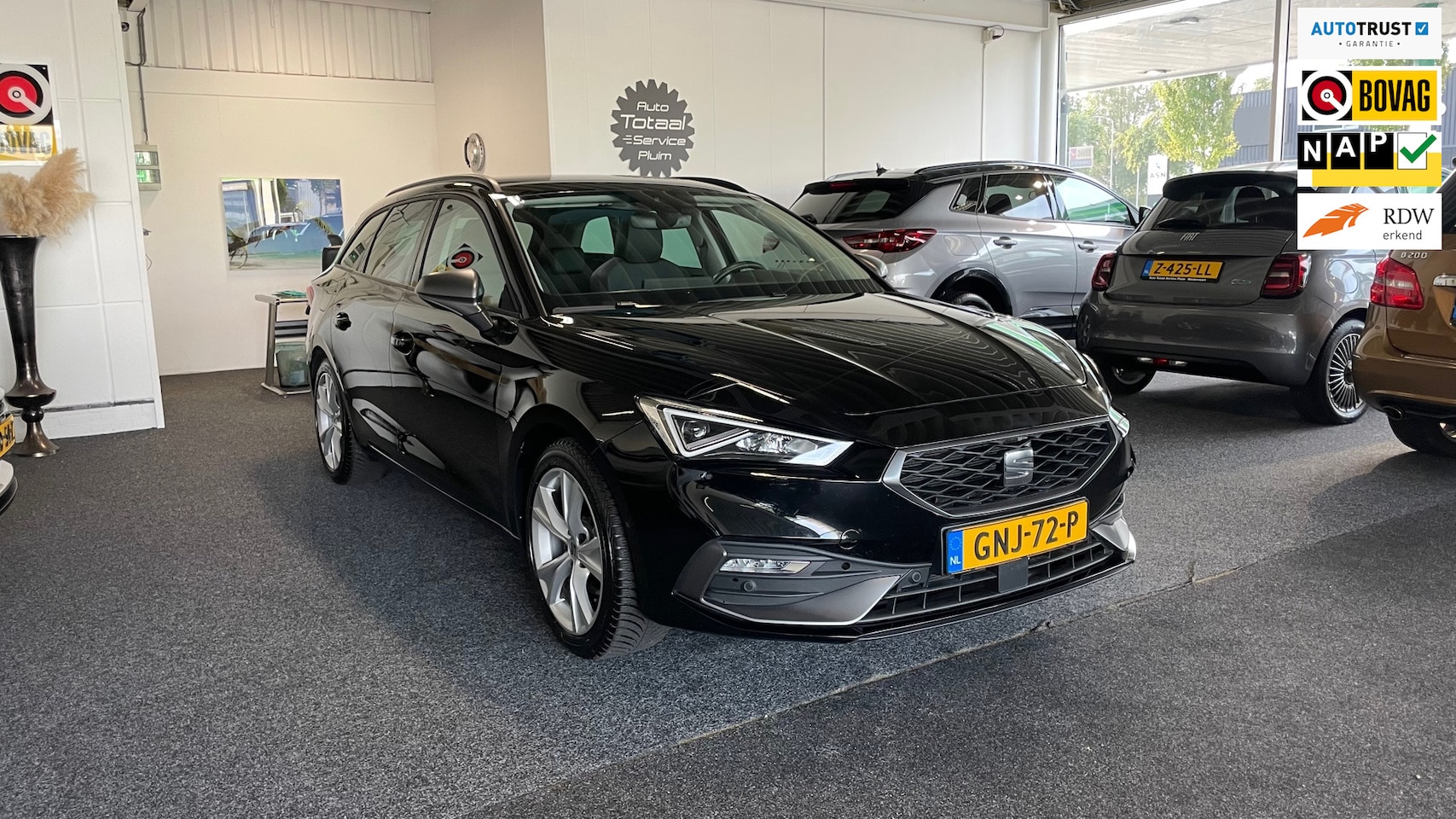 Seat Leon Sportstourer - 1.5 eTSI FR Business Intense 1.5 eTSI FR Business Intense, Automaat, Nav, Climate, Cruise, Camera, Led. - AutoWereld.nl