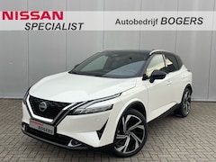 Nissan Qashqai - 1.3 MHEV Tekna Plus Automaat Navigatie, Panoramadak, Leder, LED, 20"Lm, 360 Camera, Pro-Pi