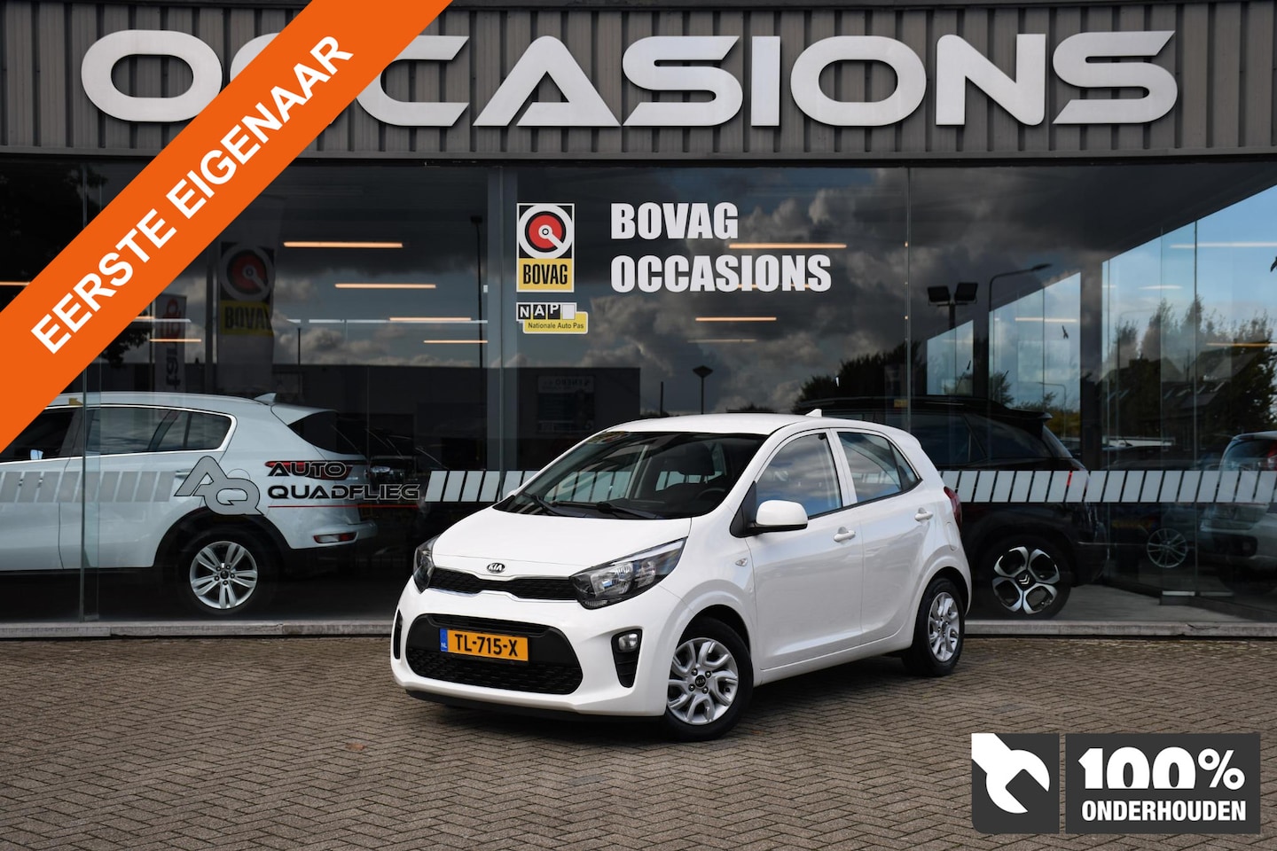 Kia Picanto - 1.0 CVVT Navigator 1 EIGENAAR/ APPLE CARPLAY - AutoWereld.nl