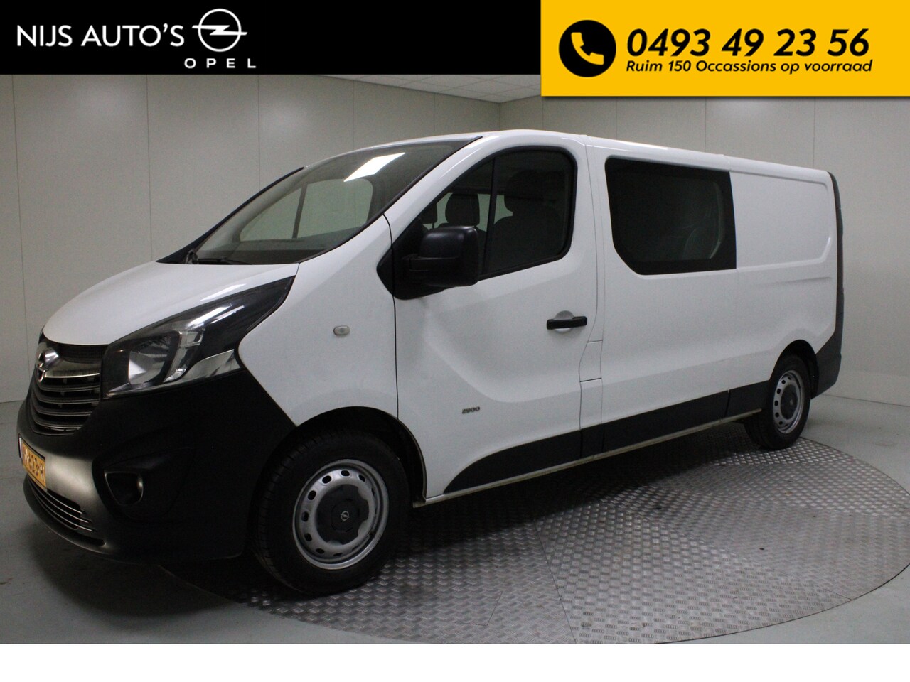 Opel Vivaro - 1.6 CDTI L2H1 DC | dealer onderhouden | trekhaak | airco | navigatie | pdc achter | cruise - AutoWereld.nl