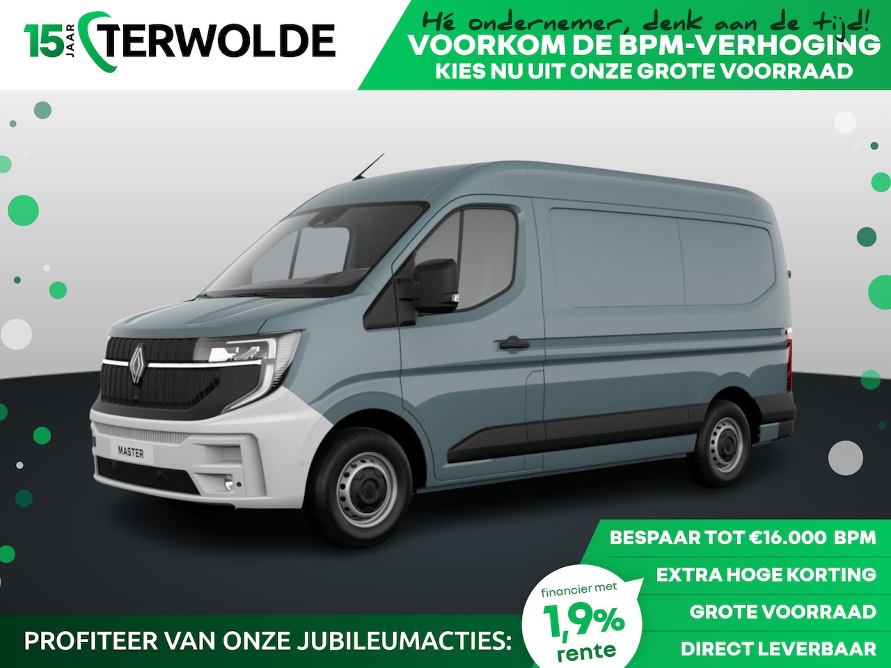 Renault Master E-Tech - Gesloten Bestel L2H2 T35 Electric 140 Long Range 1AT Advance | C-Shape LED dagrijverlichti - AutoWereld.nl