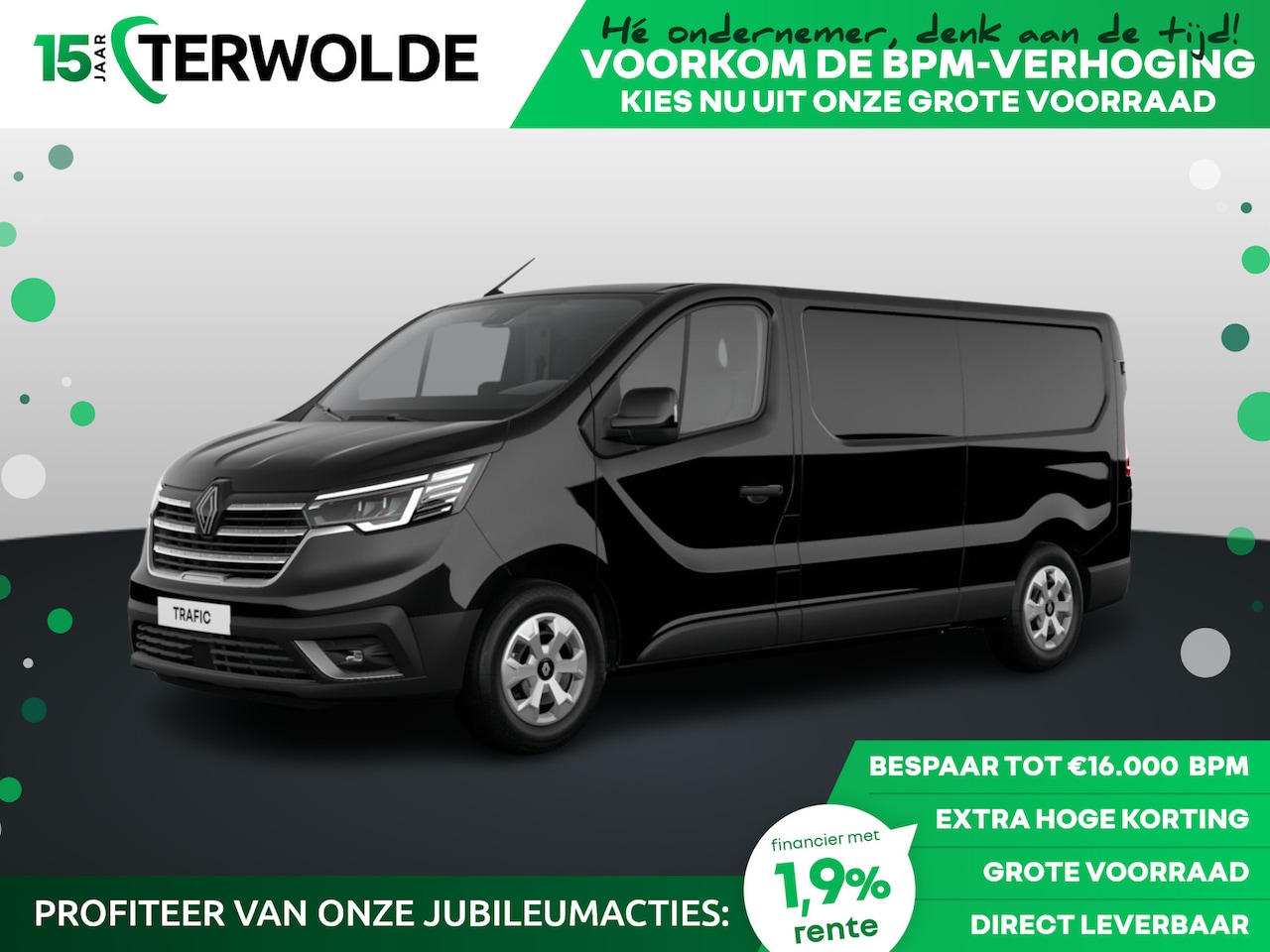 Renault Trafic - Gesloten Bestel L2H1 T30 dCi 130 6MT Advance | Achteruitrijcamera | Alarmsysteem | C-Shape - AutoWereld.nl