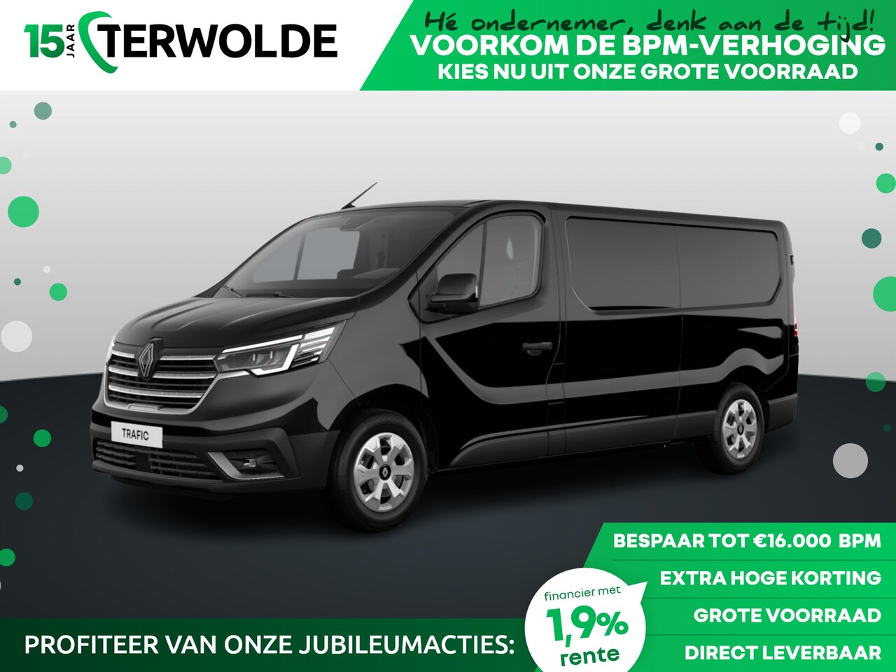 Renault Trafic - Gesloten Bestel L2H1 T30 dCi 130 6MT Advance | Achteruitrijcamera | Alarmsysteem | C-Shape - AutoWereld.nl