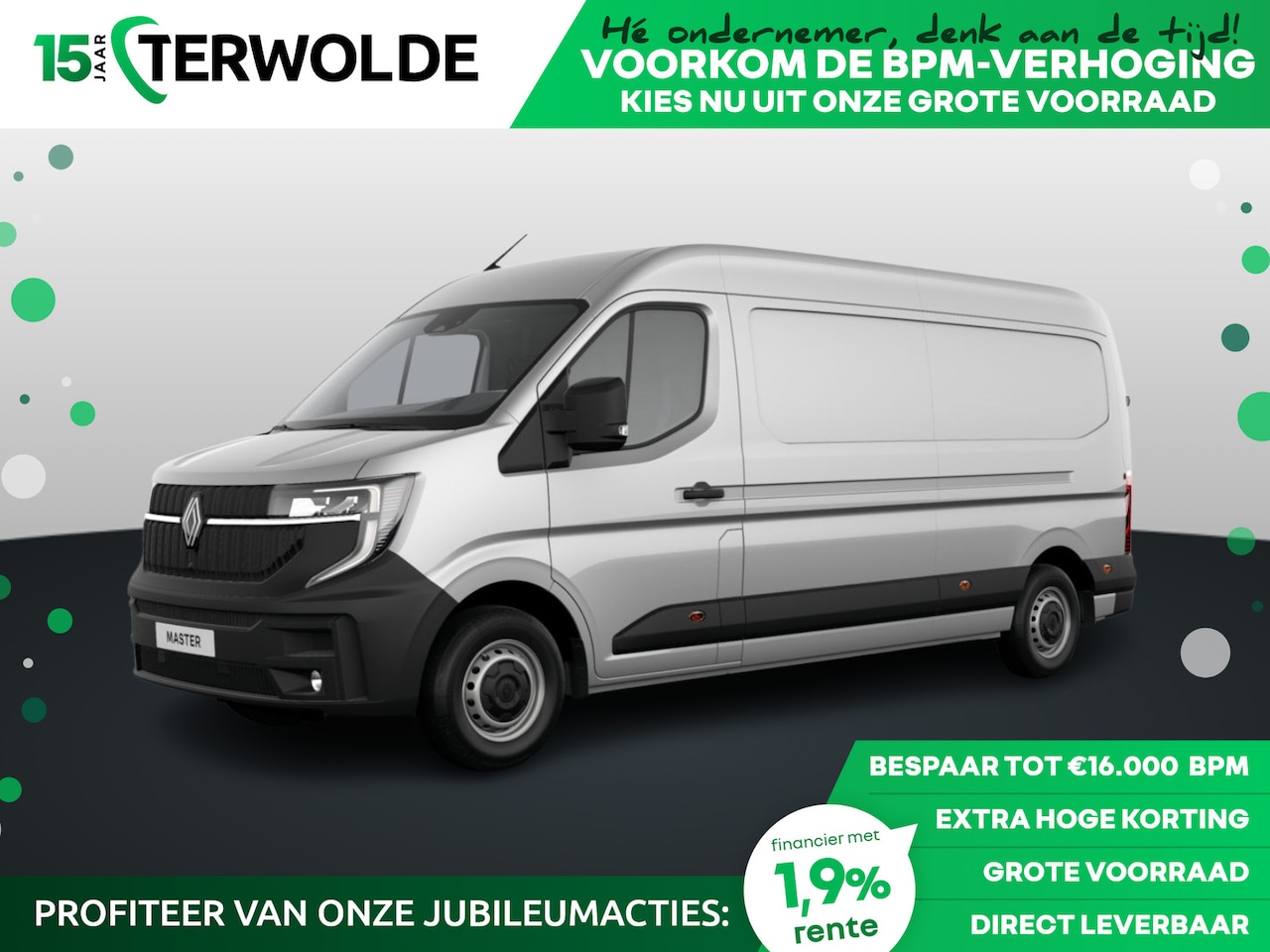 Renault Master - Gesloten Bestel L3H2 T35 dCi 150 6MT Advance | Achteruitrijcamera | C-Shape LED dagrijverl - AutoWereld.nl