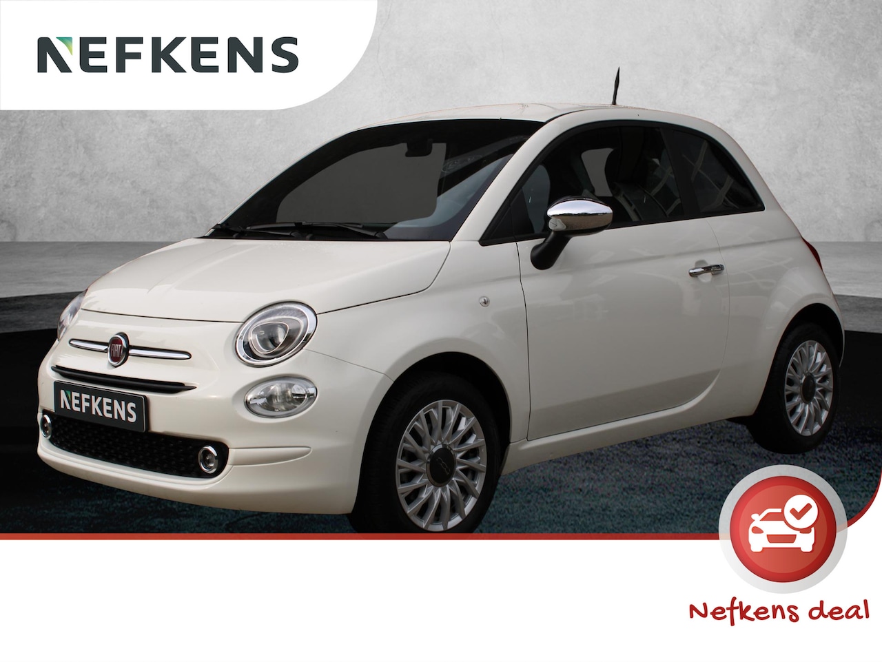 Fiat 500 - 1.0 69pk Hybrid | Apple Carplay / Android Auto | 15" Lichtmetalen Velgen | Parkeersensoren - AutoWereld.nl