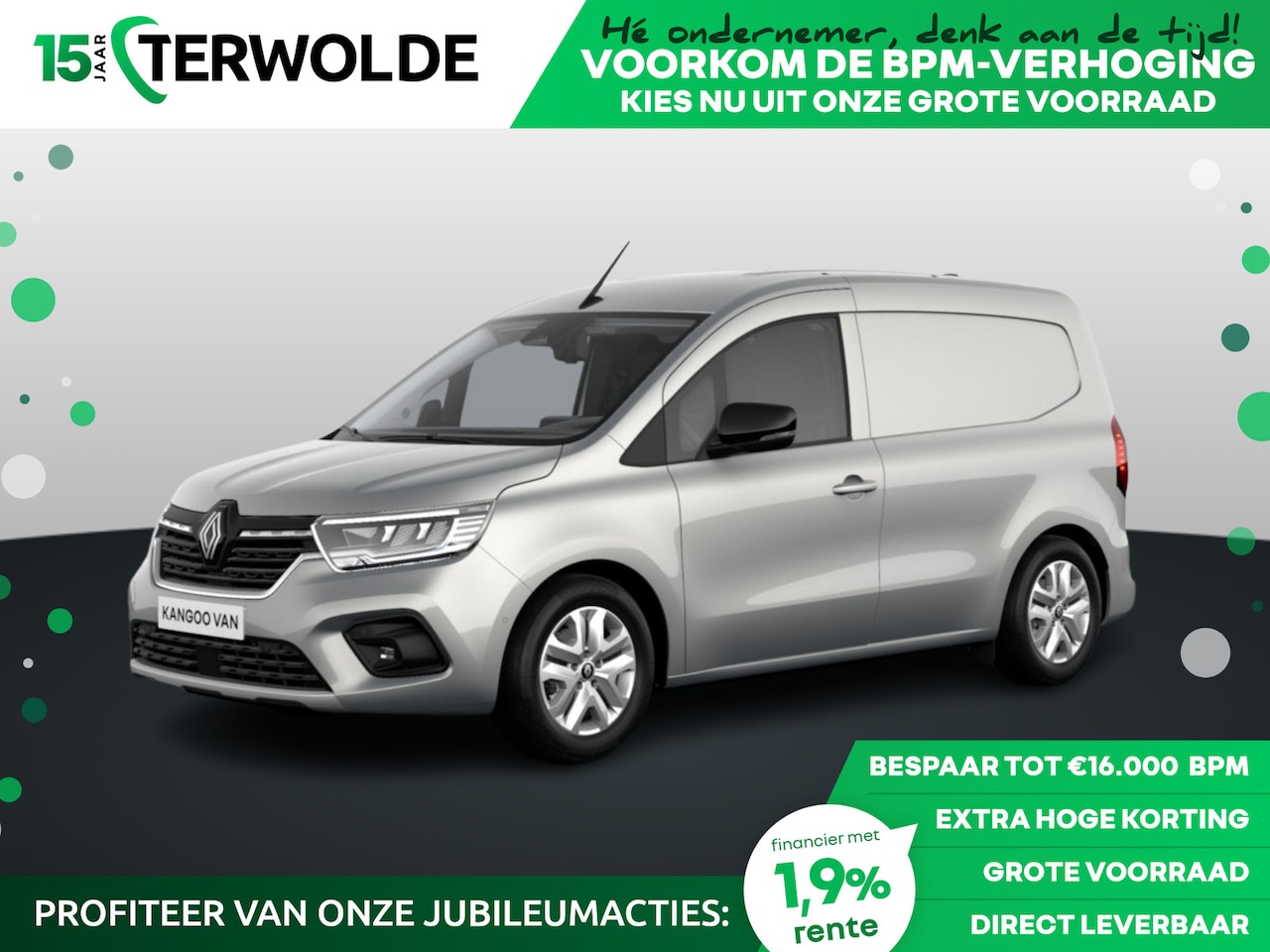 Renault Kangoo - Gesloten Bestel L1H1 Blue dCi 115 7EDC Extra | Achteruitrijcamera | Blind Spot Warning | E - AutoWereld.nl