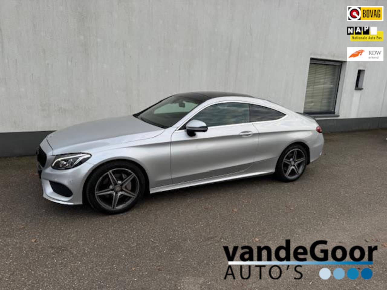 Mercedes-Benz C-klasse Coupé - 200 200, '16, amg, pano, zeer nette complete uitvoering ! - AutoWereld.nl