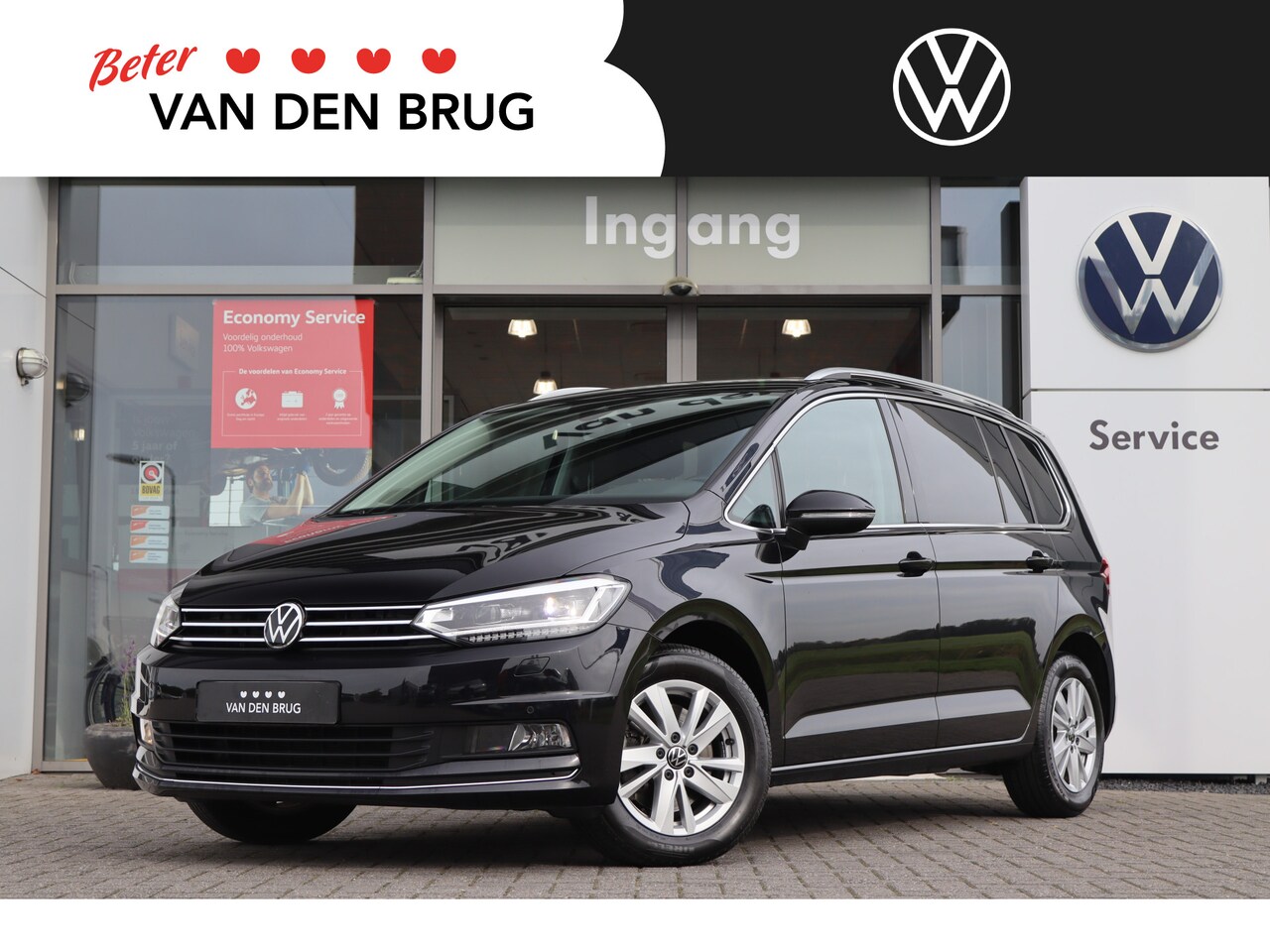 Volkswagen Touran - 1.5 TSI 150 pk DSG Highline 7p | Navigatie | LED | Climatronic | Cruise Control | App Conn - AutoWereld.nl