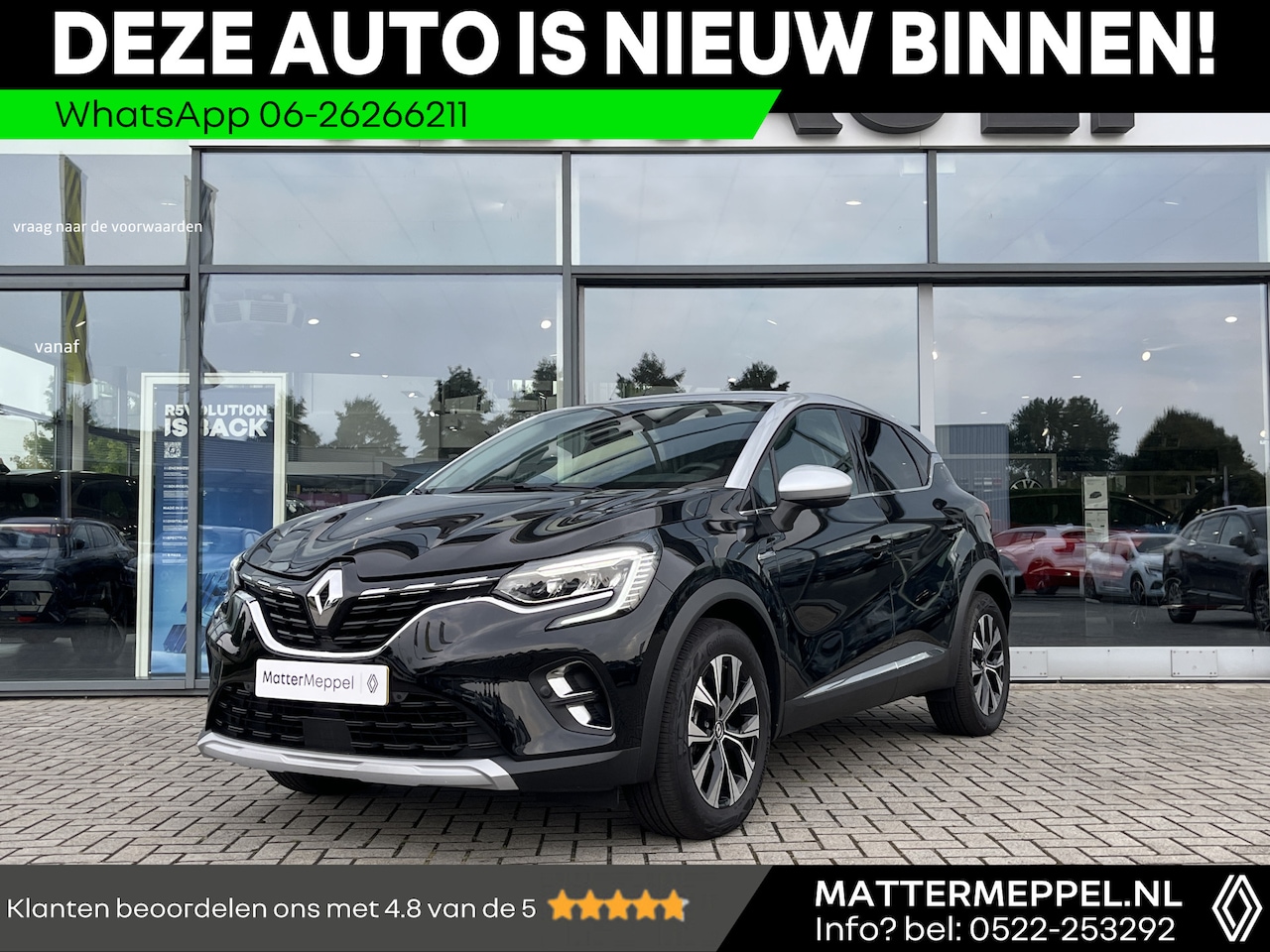 Renault Captur - 1.6 E-Tech Plug-in Hybrid 160 techno | Clima | Navi | Stoelverwarming | Camera | 7447km! - AutoWereld.nl