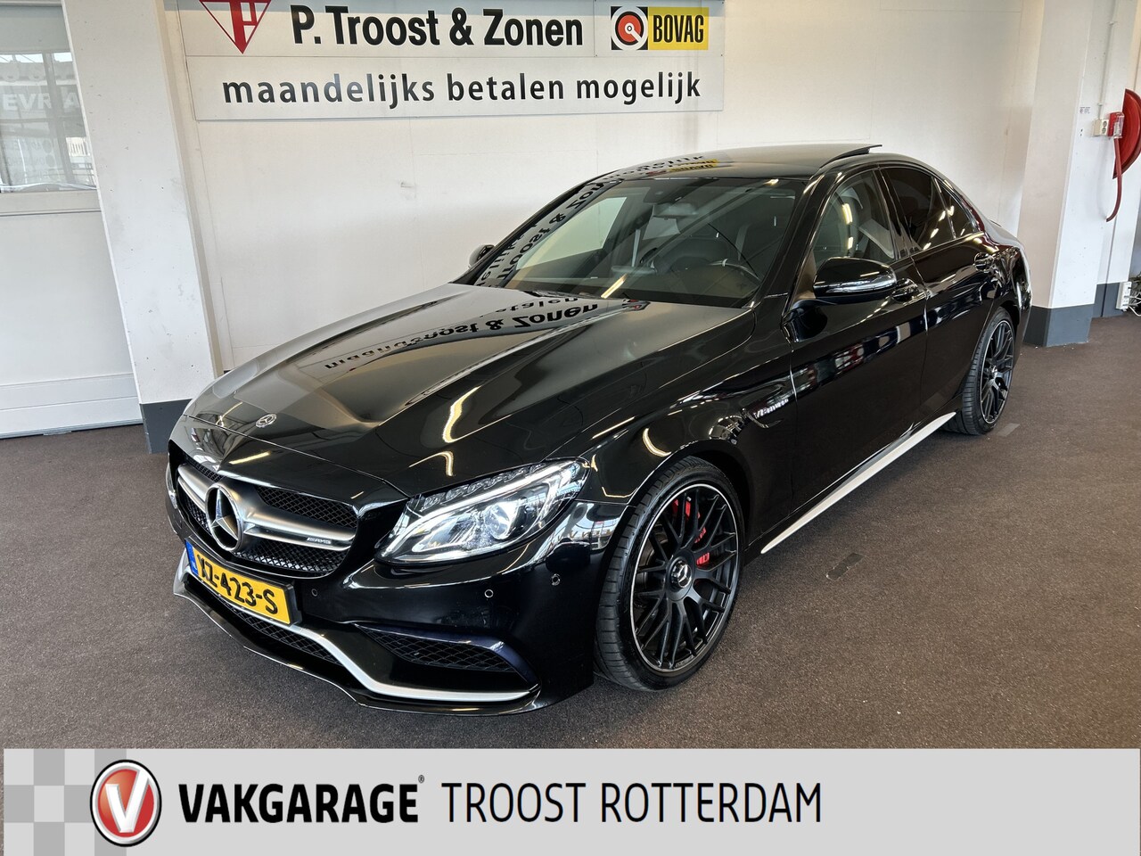 Mercedes-Benz C-klasse - AMG C63 S 510PK | Panoramadak | Dealer onderhouden | Burmester | Lederen/Alcantara bekledi - AutoWereld.nl