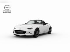 Mazda MX-5 - Roadster Skyactiv-G 132 6MT Prime-Line | 16-inch lichtmetalen velgen in Black Metallic (Sk