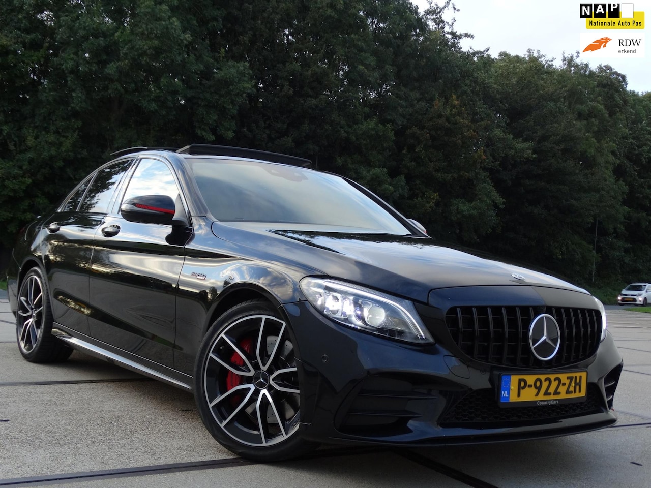 Mercedes-Benz C-klasse - AMG 43 4MATIC Premium Plus Pack - PANORAMADAK - STOEL VERW - BURMEISTER - 360 GR CAMERA ! - AutoWereld.nl