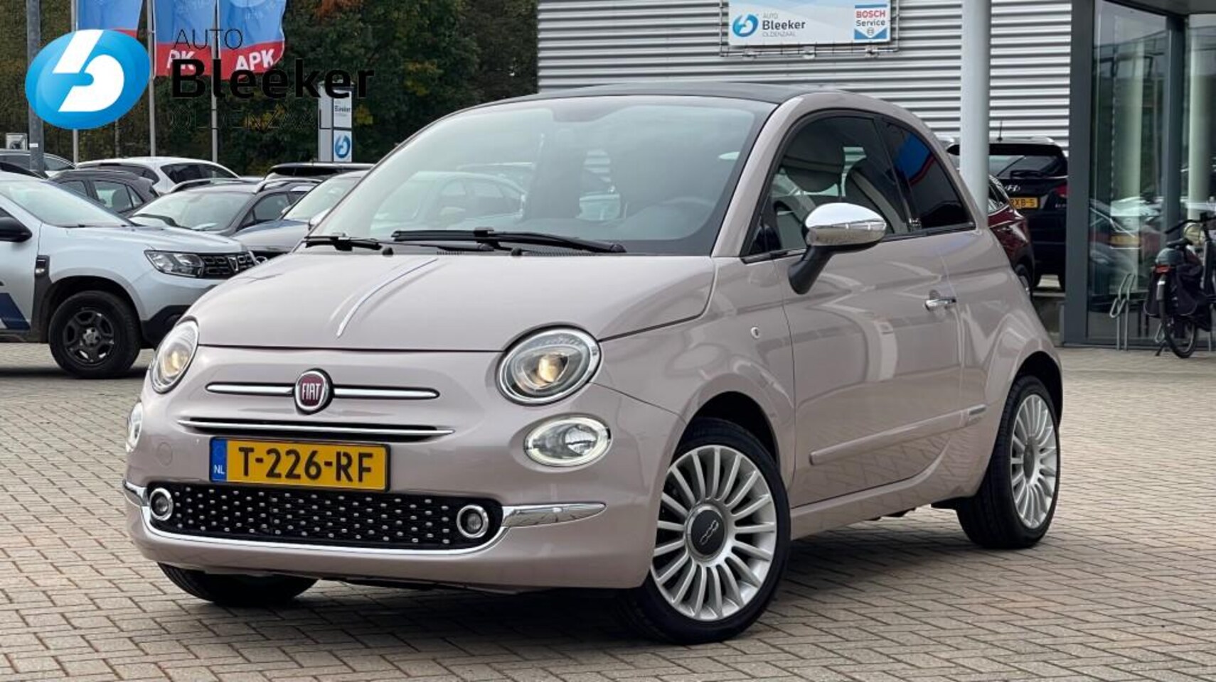 Fiat 500 C - 1.0 Hybride. Lounge Ed. Cabrio Airco Navi.Cruise Leer - AutoWereld.nl