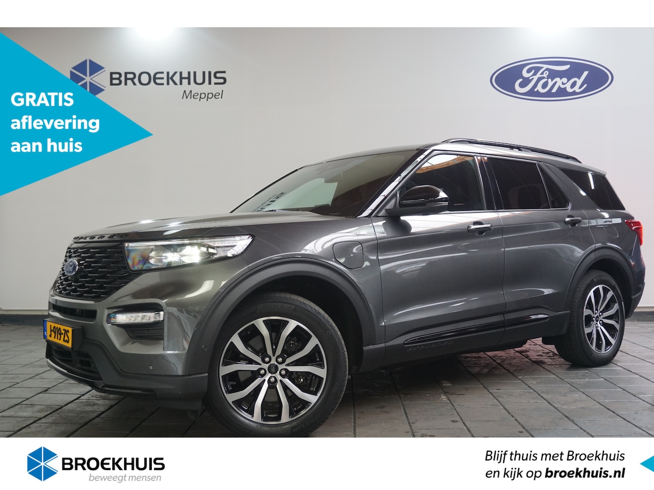 Ford Explorer - 3.0 V6 EcoBoost PHEV ST-Line | Trekhaak Afneembaar | 2500kg Trekgewicht! | Dealer Onderhou - AutoWereld.nl