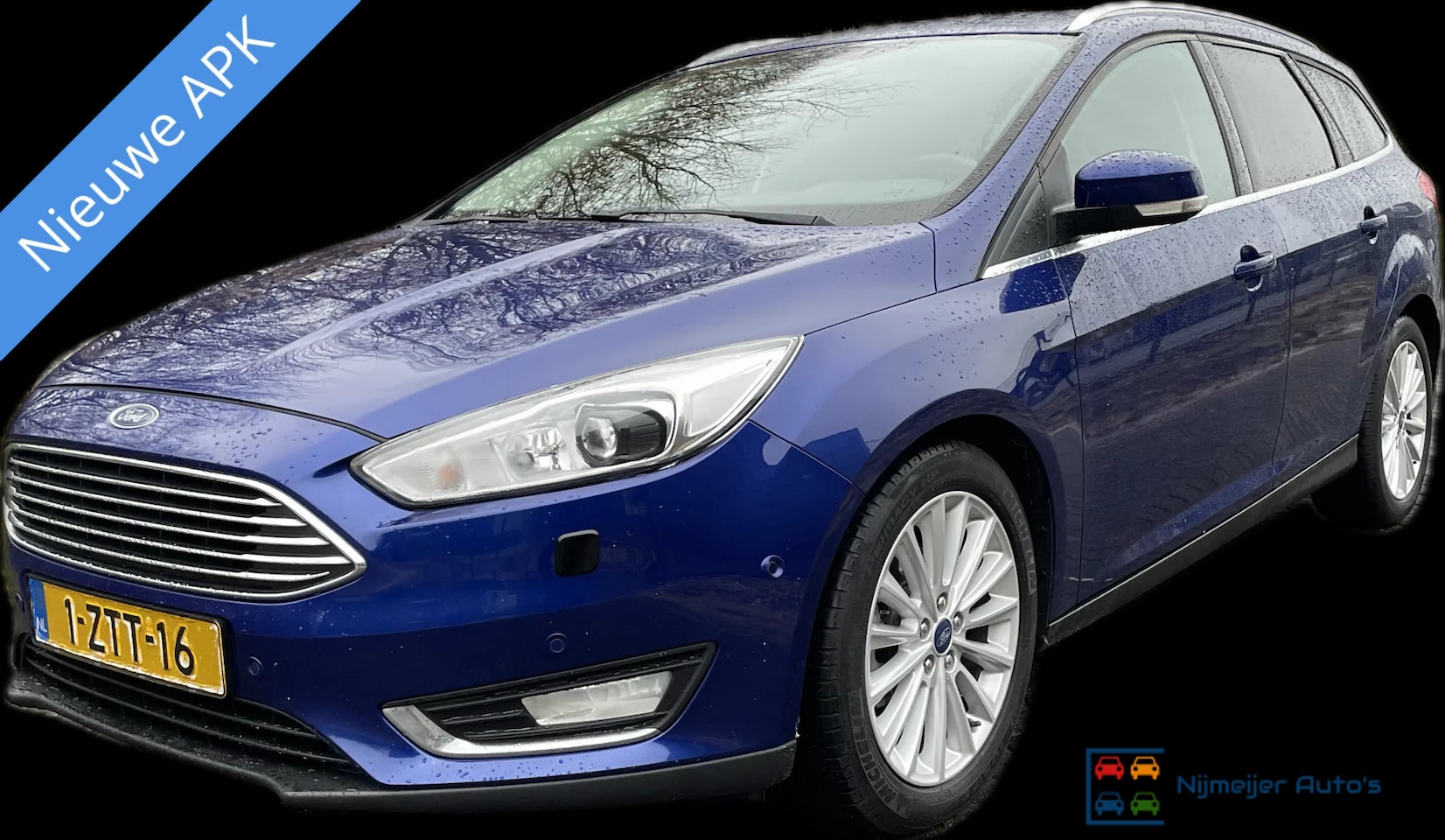 Ford Focus Wagon - 1.0 Titanium Edition zeer mooi met nieuwe apk en banden. - AutoWereld.nl